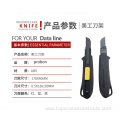 Multifunctional rubber black blade 18mm utility knife